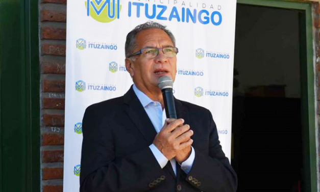 Mas obras en Ituzaingó: Alberto Descalzo participó en Obras en Barrio Nuevo