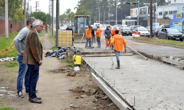 Avanza la remodelación integral de la Ruta 9 en General Pacheco﻿