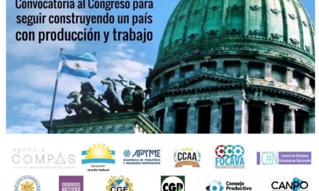 Las pymes movilizan al Congreso bajo la consigna «Tenemos Memoria