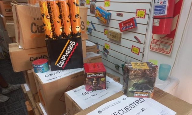 Incautaron pirotecnia ilegal en Ciudadela