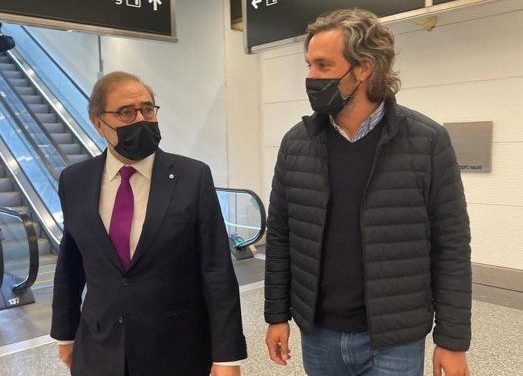 En medio de la negociación con el FMI, Cafiero llegó a EEUU para reunirse con el secretario de Estado