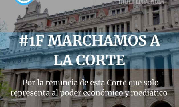 El Instituto Independencia adhiere a la marcha en repudio de la Corte Suprema de Justicia