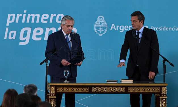 Sergio Massa juró como ministro de Economía