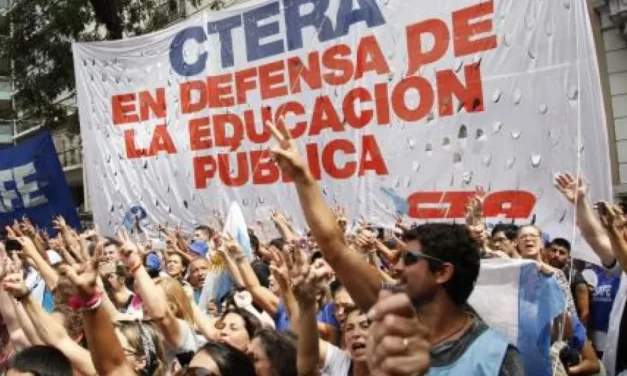 CTERA ratificó el paro docente y afirmó que Milei lleva adelante «un intento de disolución del sistema educativo».