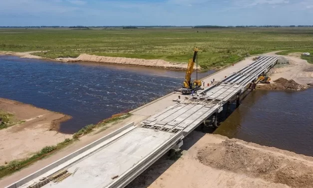 Construirán dos puentes de más de 200 metros sobre el Río Salado