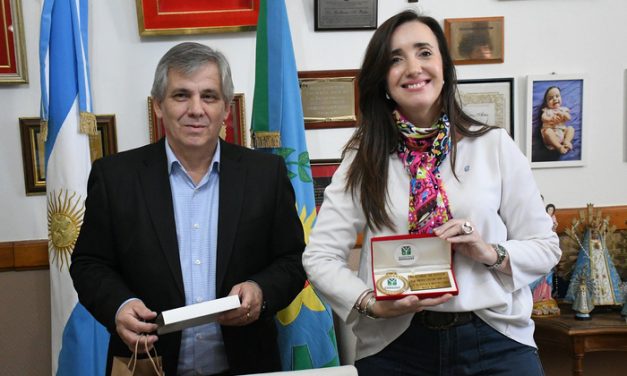 Chivilcoy: Guillermo Britos sumó su foto con Villarruel