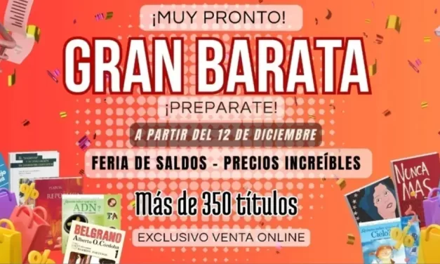 EUDEBA realizará una «Feria de Saldos Online» a partir del 12 de diciembre