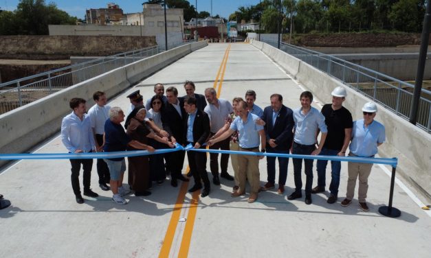 Luján refuerza su defensa ante las inundaciones con la inauguración de un nuevo puente.