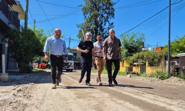 Avanza el Plan de Asfaltos en Don Torcuato: obras sobre la calle Lugones