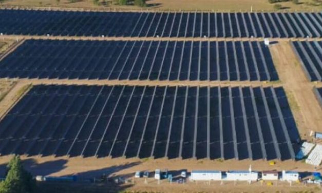 Montaron los primeros paneles solares en el parque fotovoltaico de General Pico